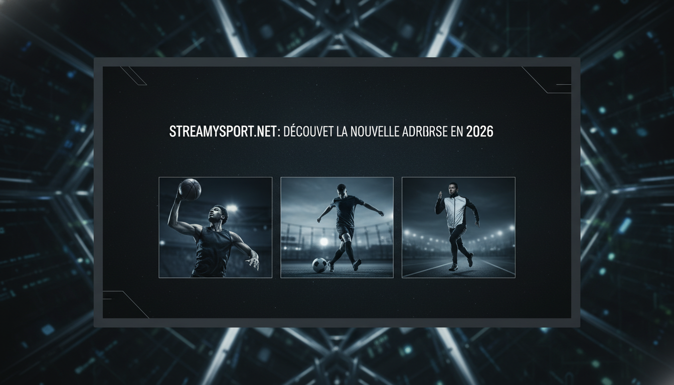 streamysport.net : découvrez la nouvelle adresse officielle en 2026 pour profiter du streaming sportif en direct et ne rien manquer de vos compétitions préférées.